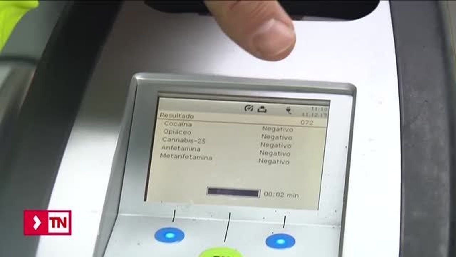 Inmovilizado un conductor en Falces (Navarra) por dar positivo en todas las drogas