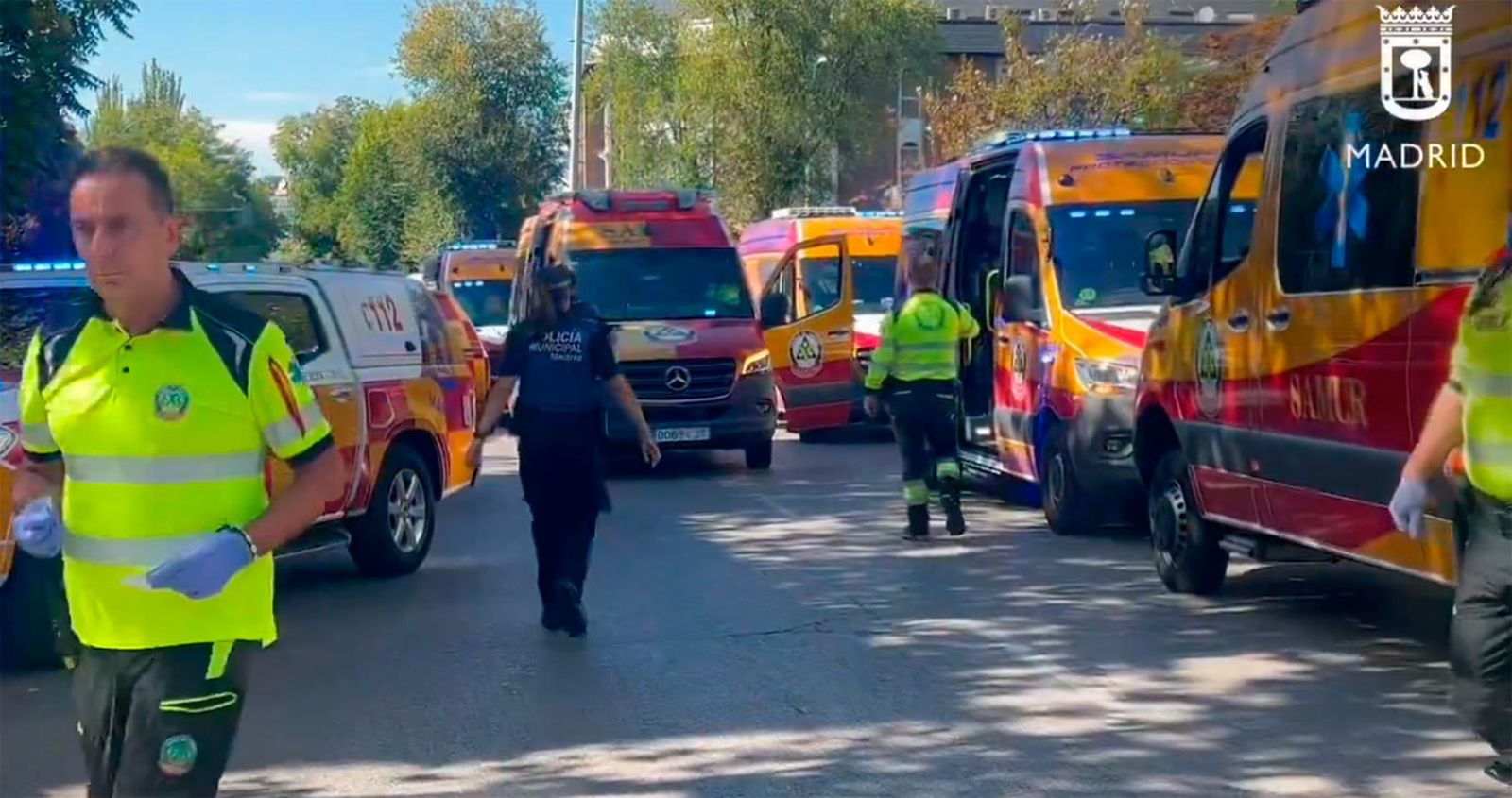 Tres heridos por un atropello en moto en el distrito de Chamartín
