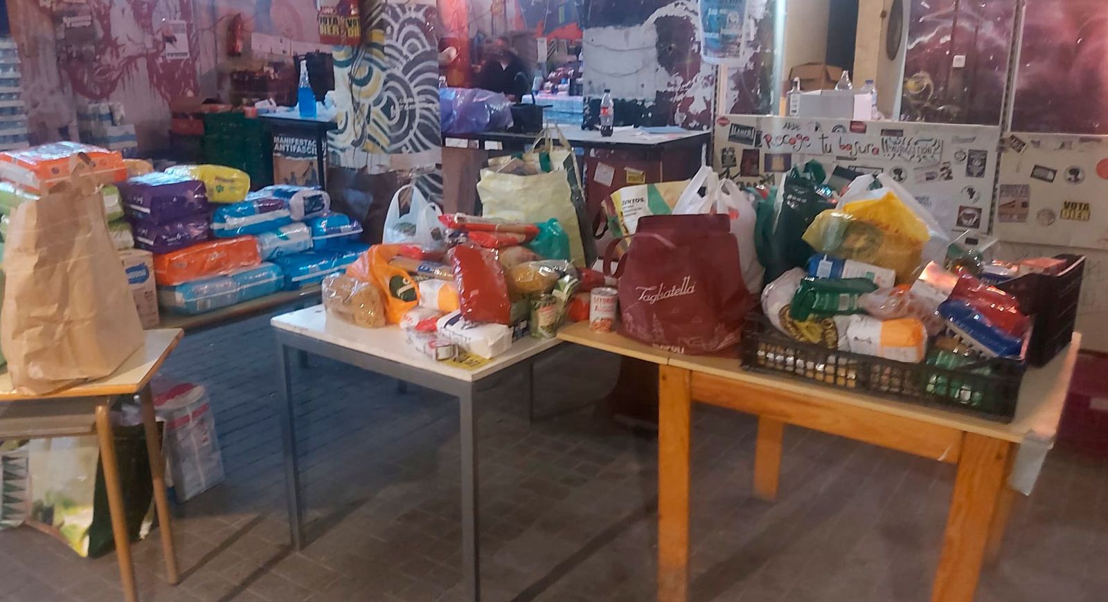 La despensa solidaria de Carabanchel