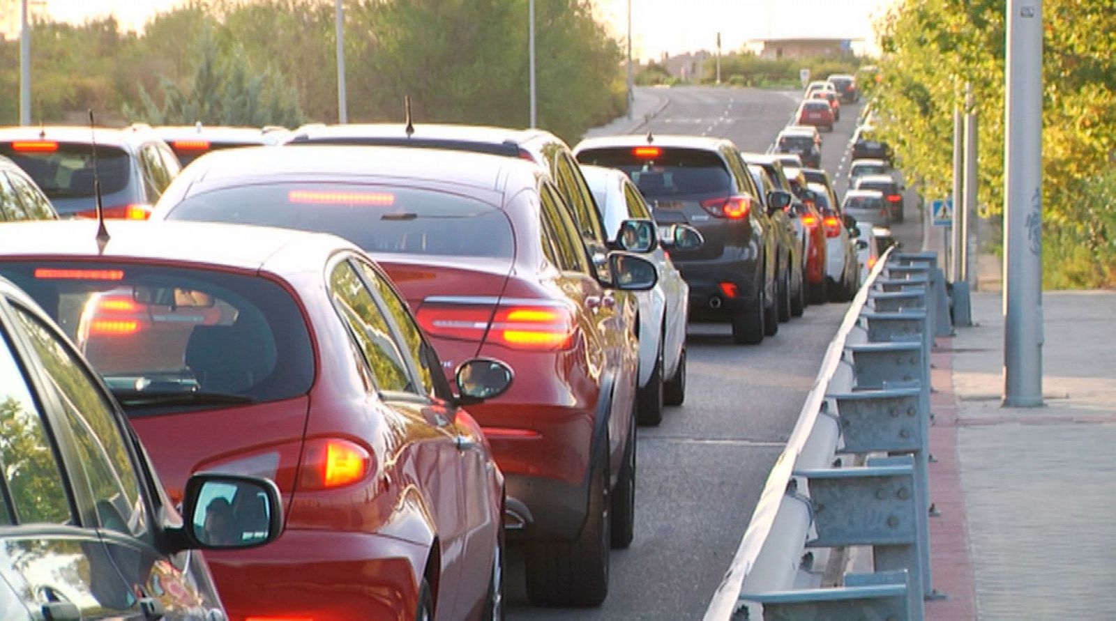 La solución temporal para evitar los problemas de la M-607 provoca... nuevos atascos