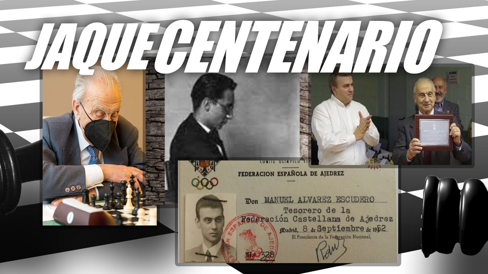 Manuel Álvarez, un ajedrecista de 100 años