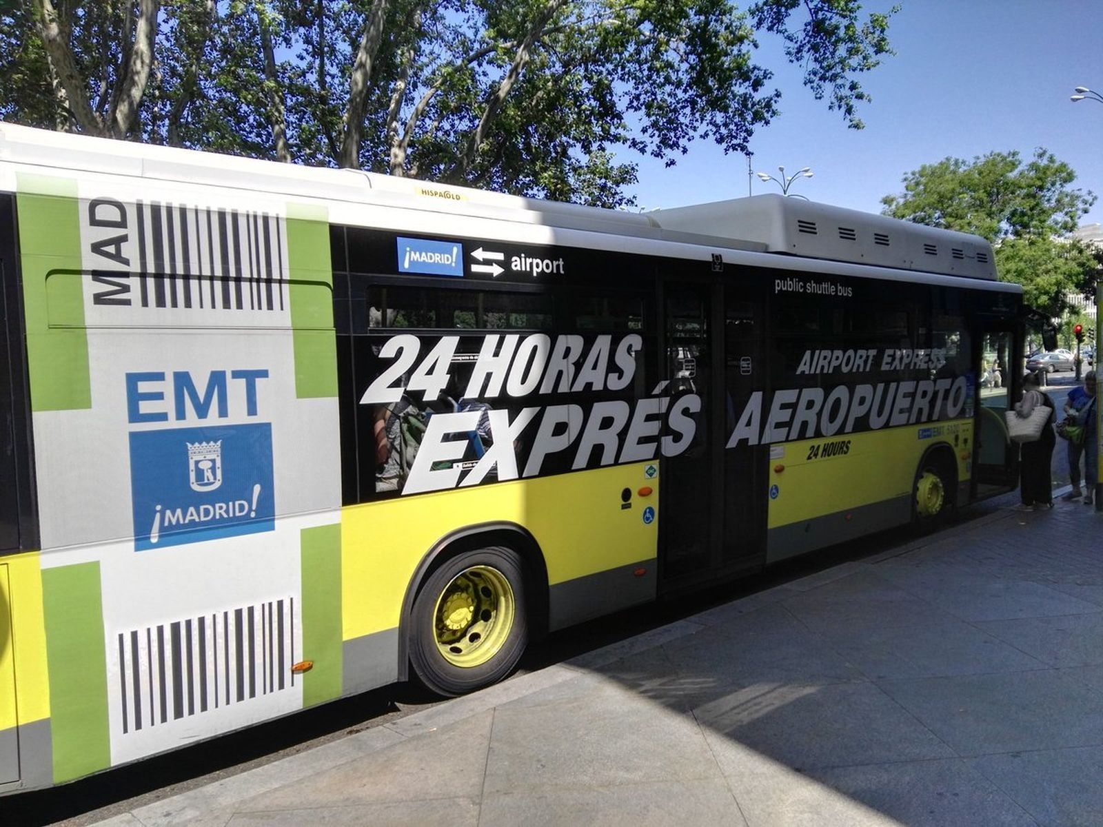 La línea Exprés de la EMT a Barajas