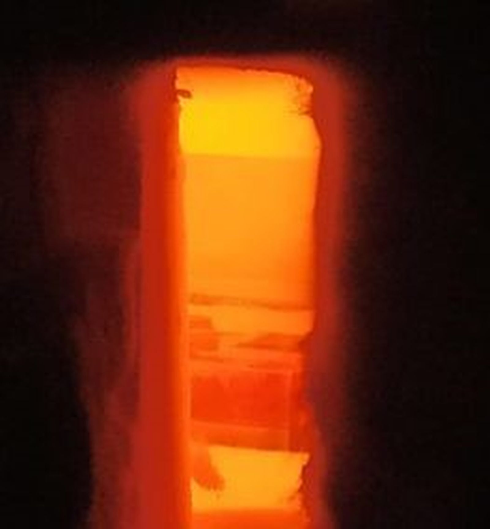 Vista del interior de una batería termofotovoltaica de calor latente
