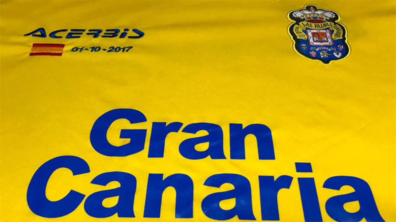 La camiseta que lucirá la UD  Las Palmas