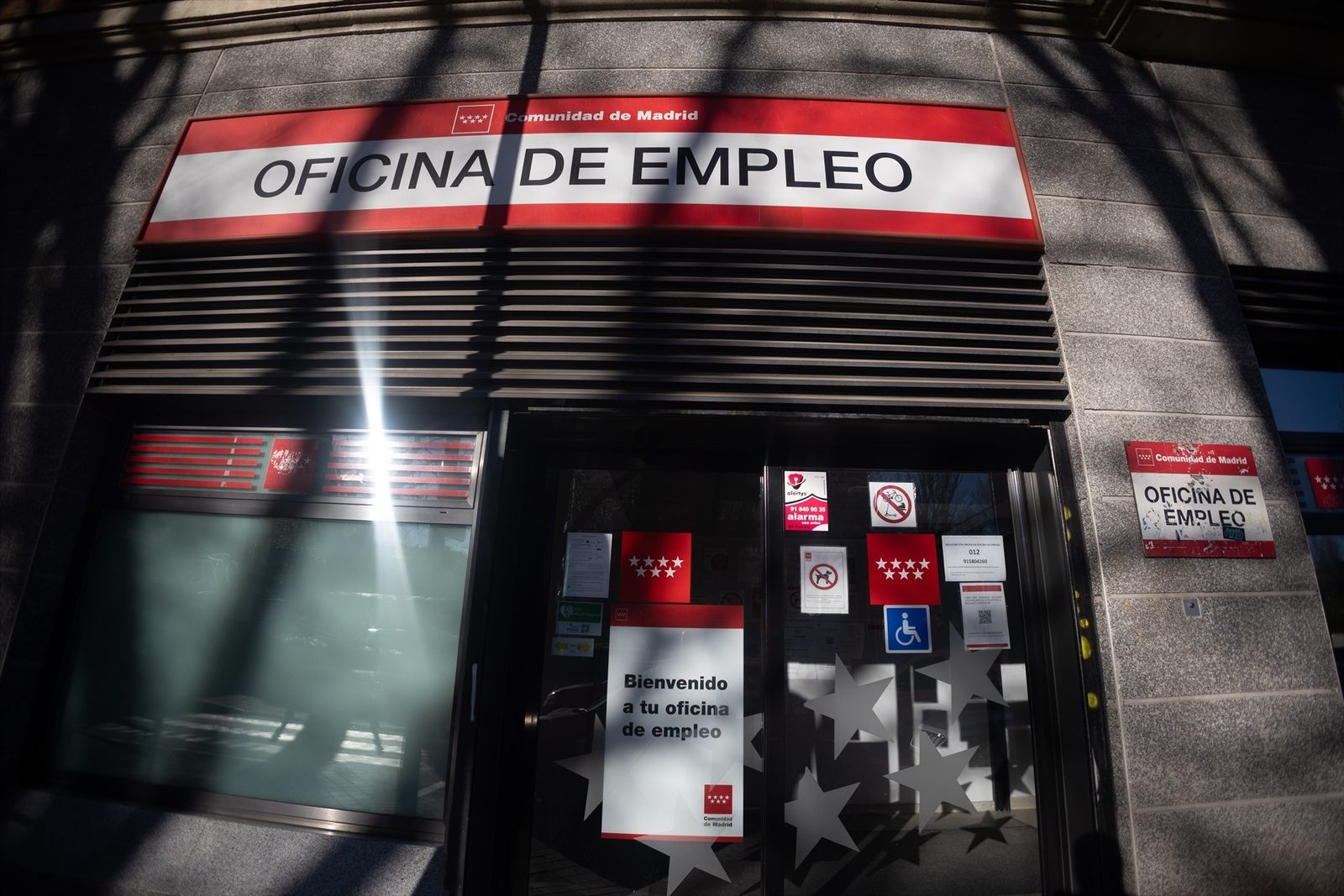 Entrada a una oficina del SEPE