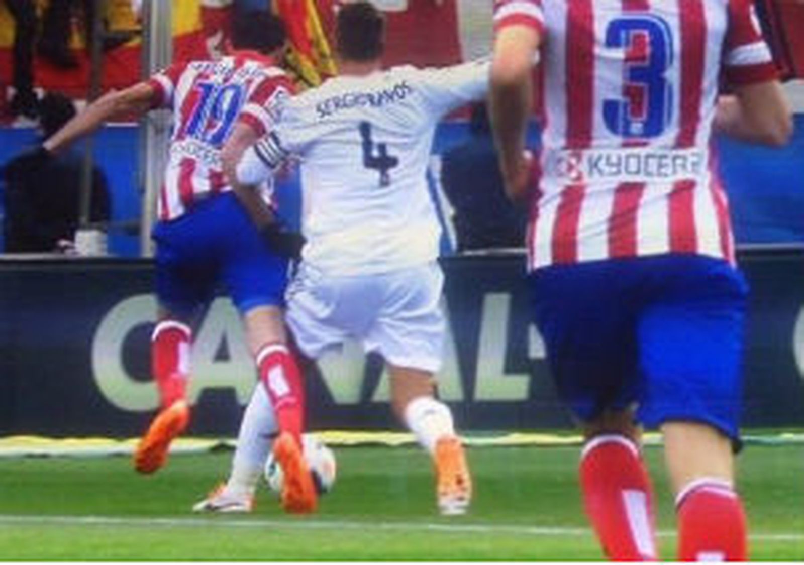 Sergio Ramos y Diego Costa