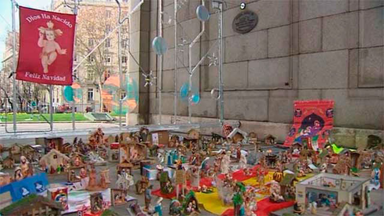 belenes en la Puerta de Alcalá