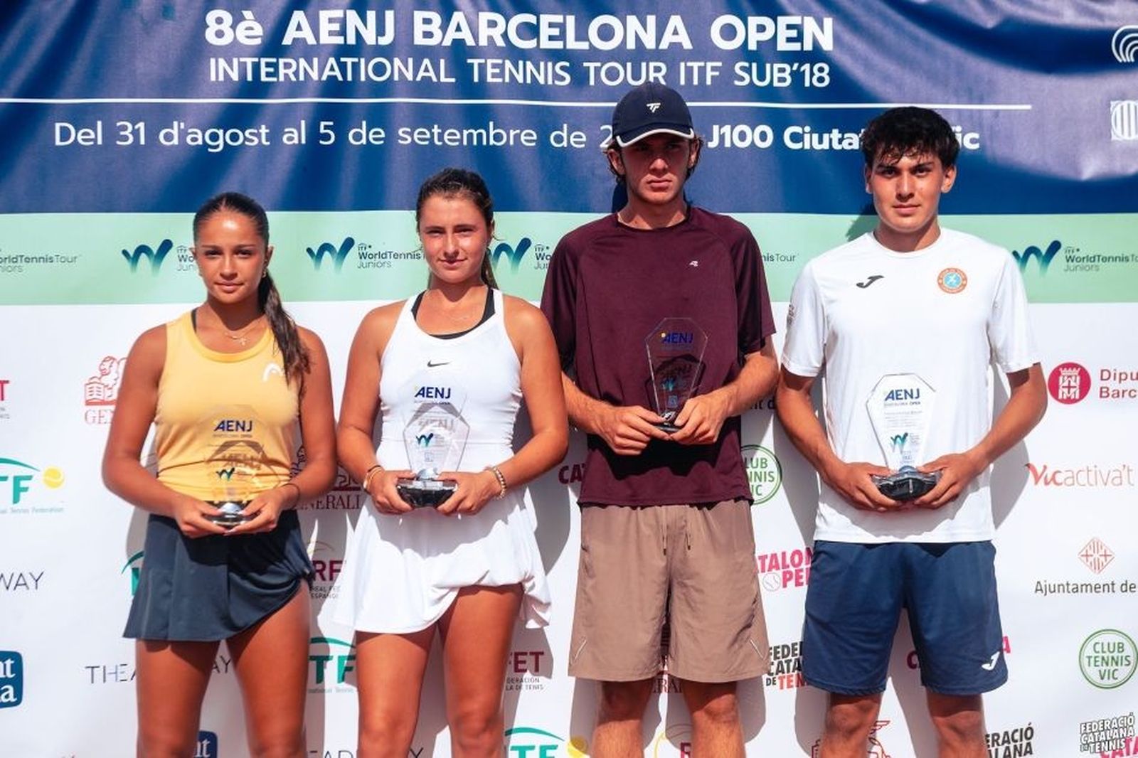 Campeones y subcampeones del ITF J100 de Vic
