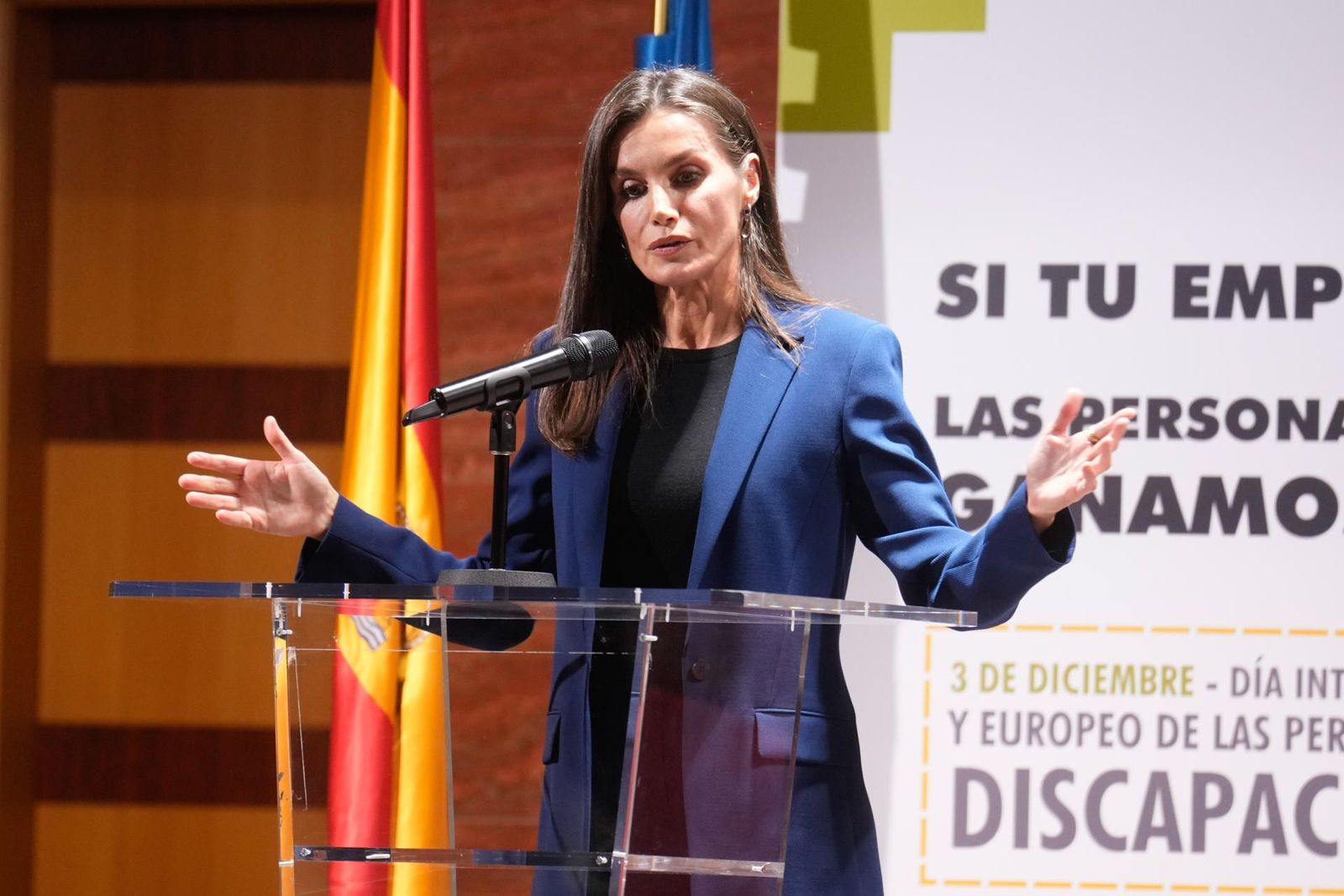 La Reina Letizia reclama un trabajo de calidad y decente para las personas con discapacidad