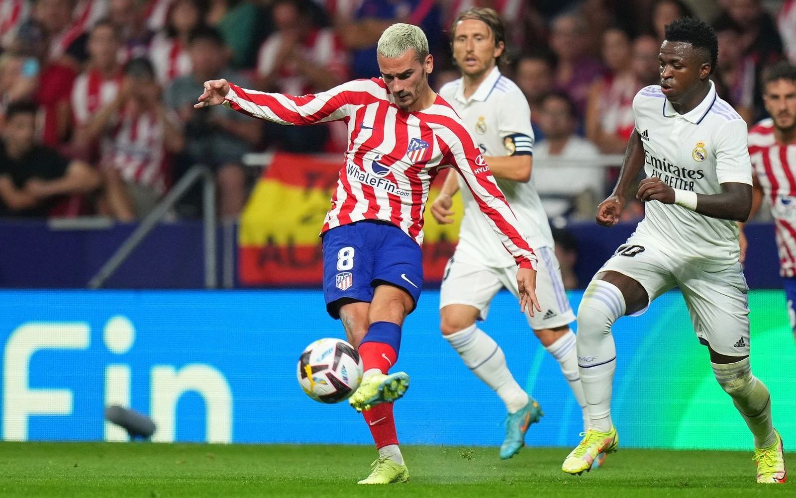 Griezmann  ante el Real Madrid