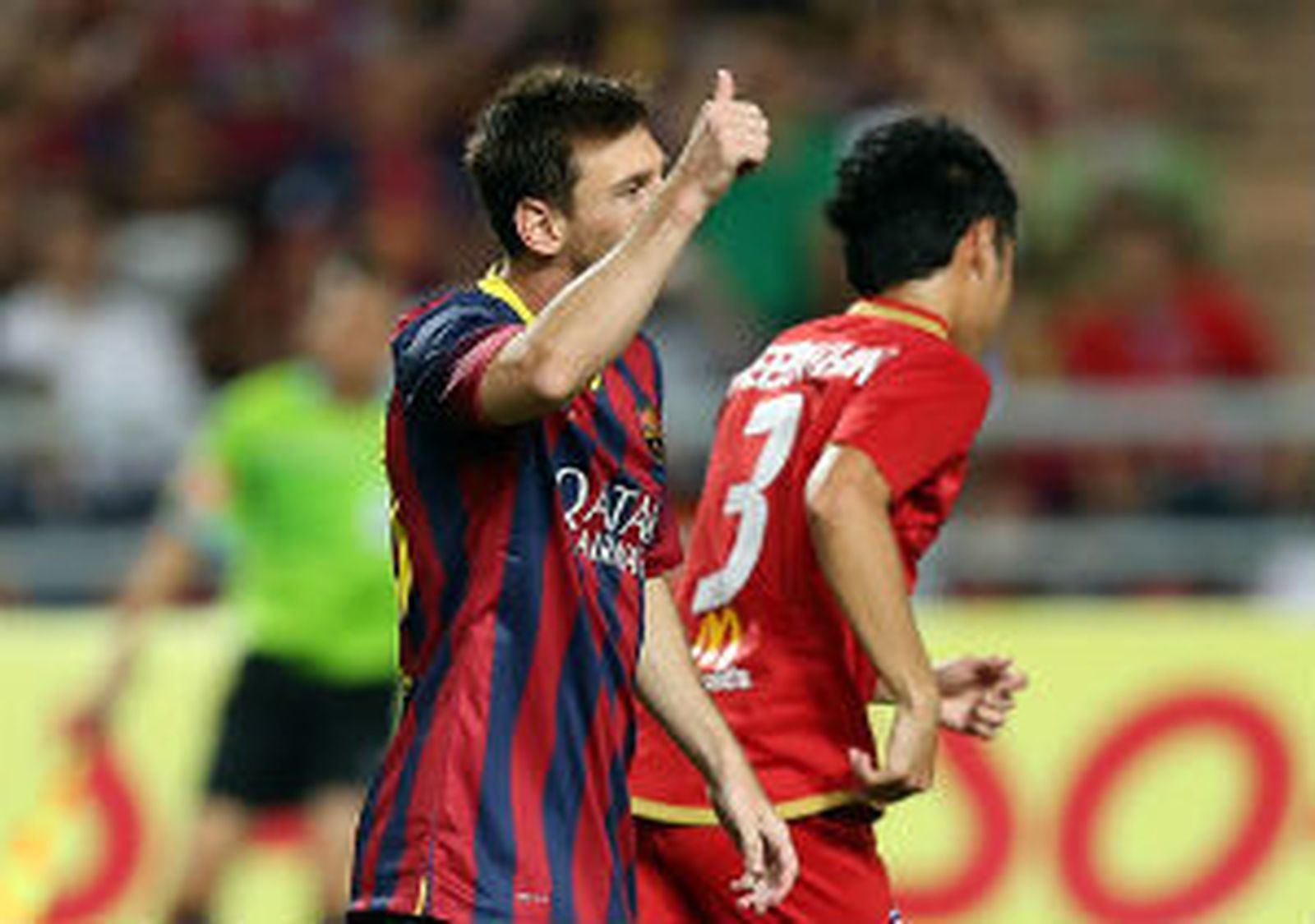 Messi, en Tailandia