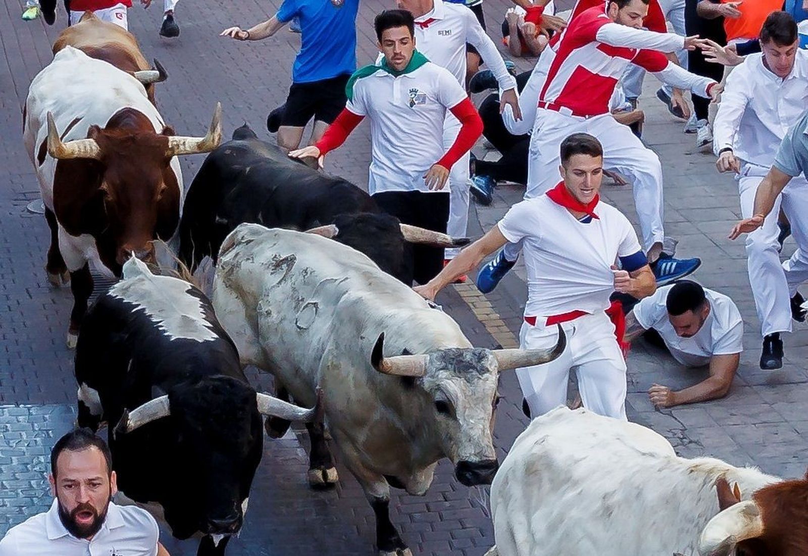 Seis atendidos, todos por caídas, en el quinto encierro de San Sebastián de los Reyes