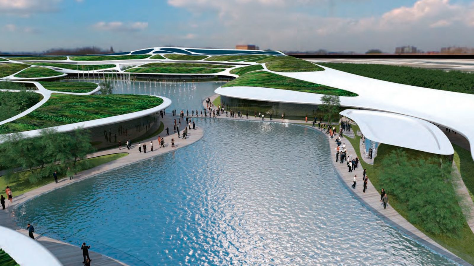 Contará con un beach club con playa, jacuzzi, piscina privadas, zona infantil, 32 bares y restaurantes, un túnel de viento, escenario y un lounge VIP