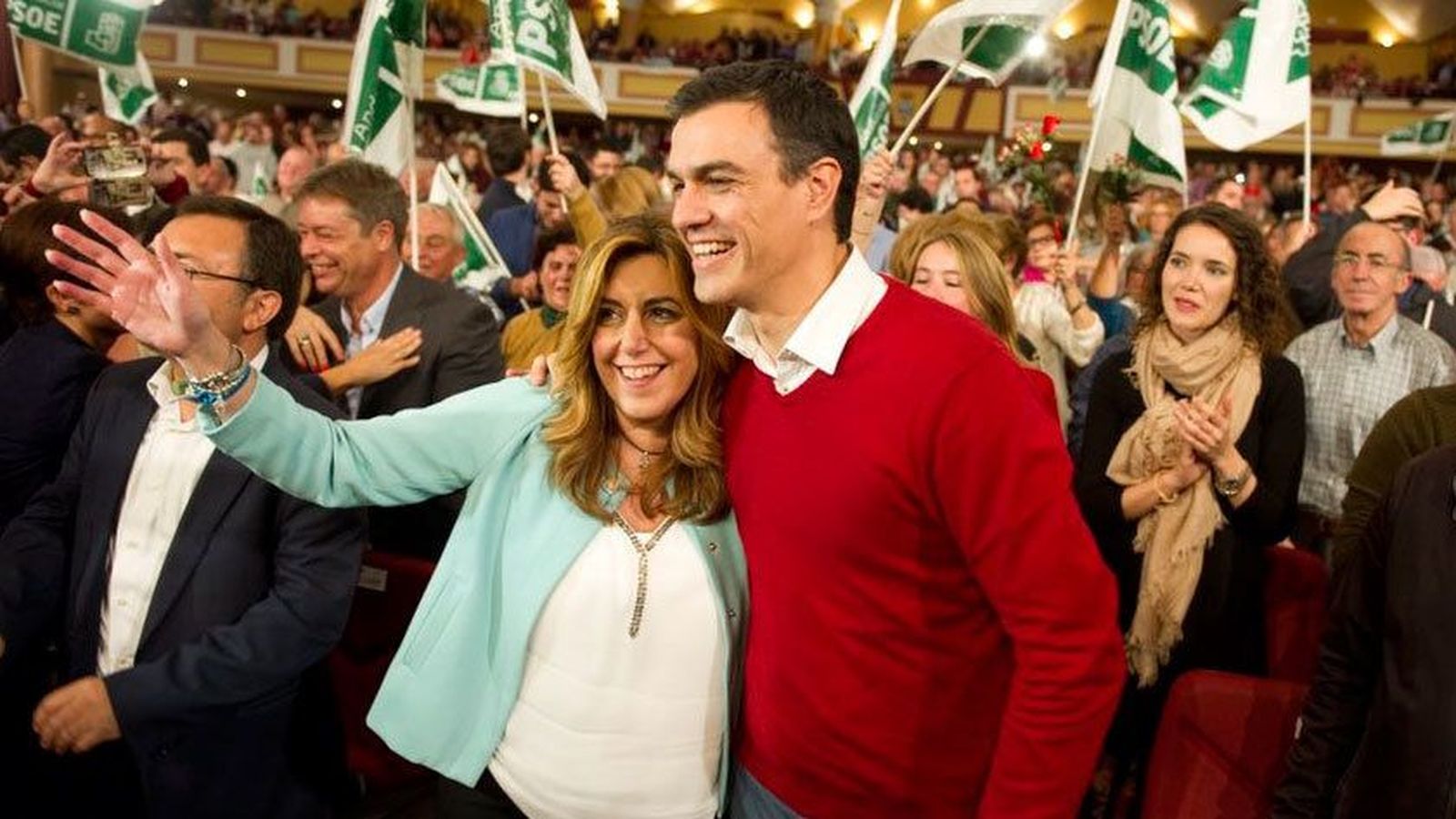 Sánchez promete un gobierno que "apoye y defienda"  a las mujeres