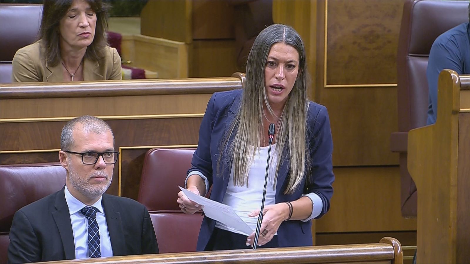 La portavoz de Junts en el Congreso, Míriam Nogueras