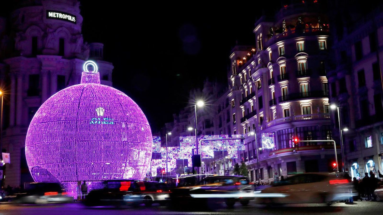 Recorremos los principales puntos del alumbrado navideño madrileño