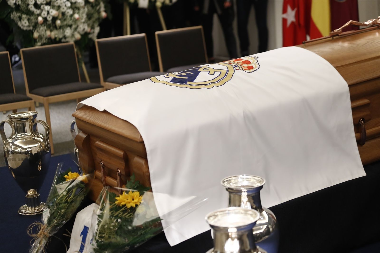 Capilla ardiente en el  Bernabéu