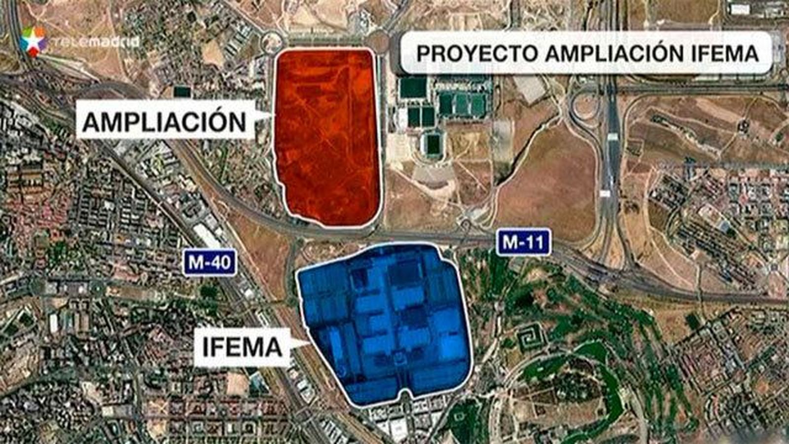 Carmena propone ampliar Ifema con un auditorio para 80.000 personas