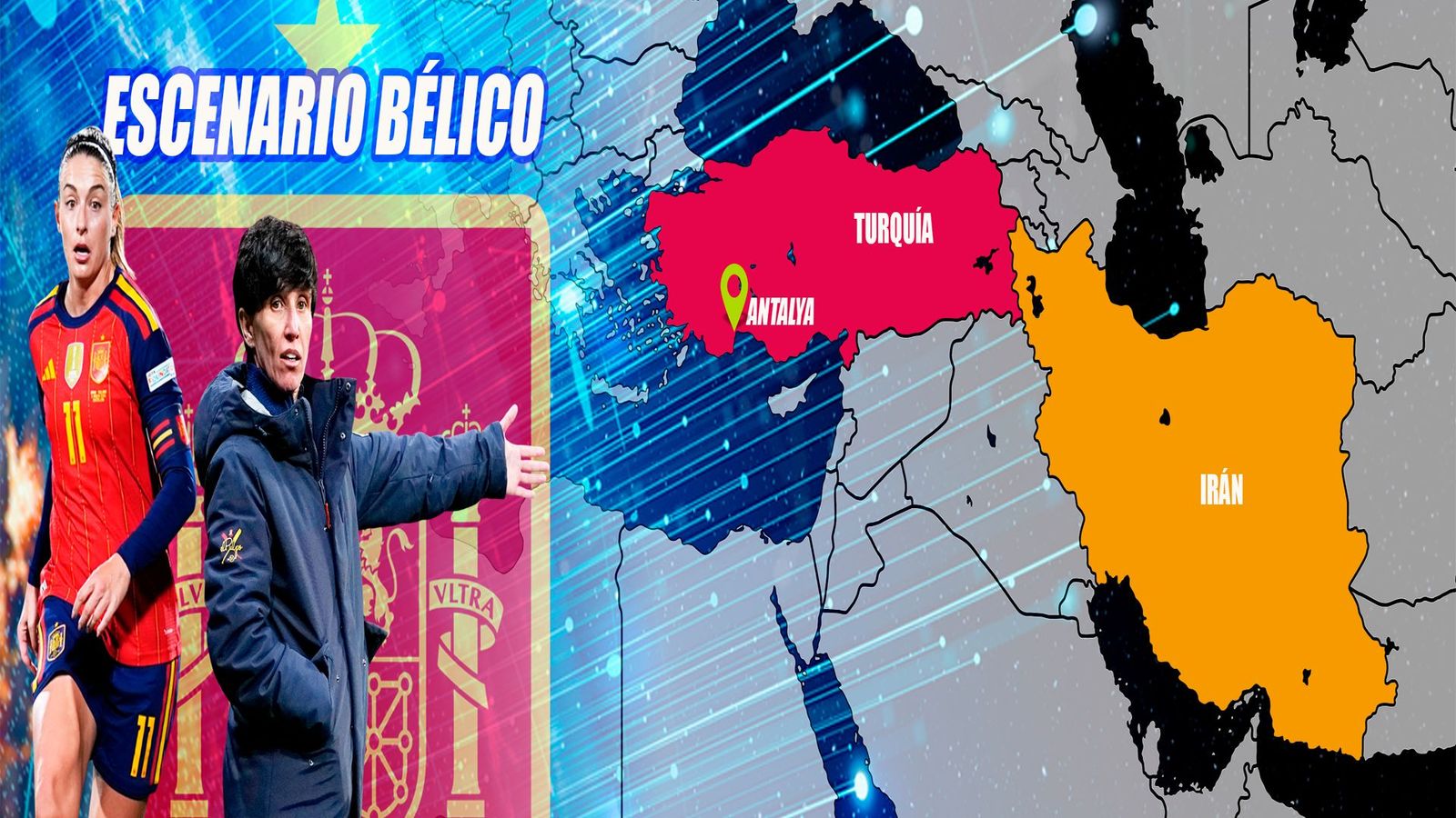La Selección española retrasa el viaje a Turquía por la guerra en Irán