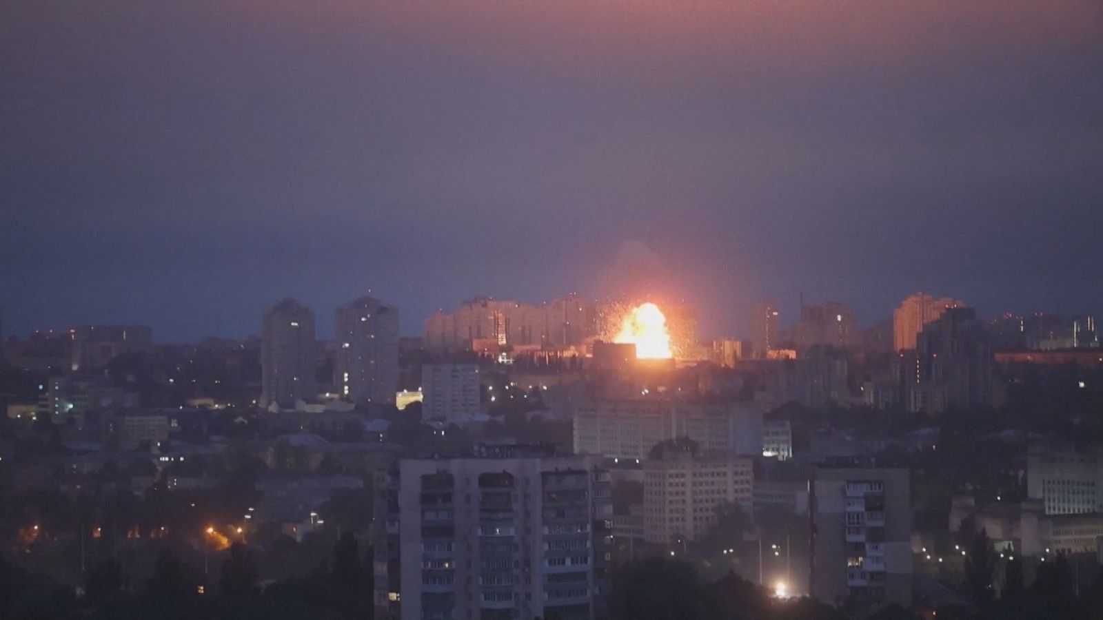 Ofensiva rusa con drones sobre Kiev deja al menos ocho muertos y más de 50 heridos