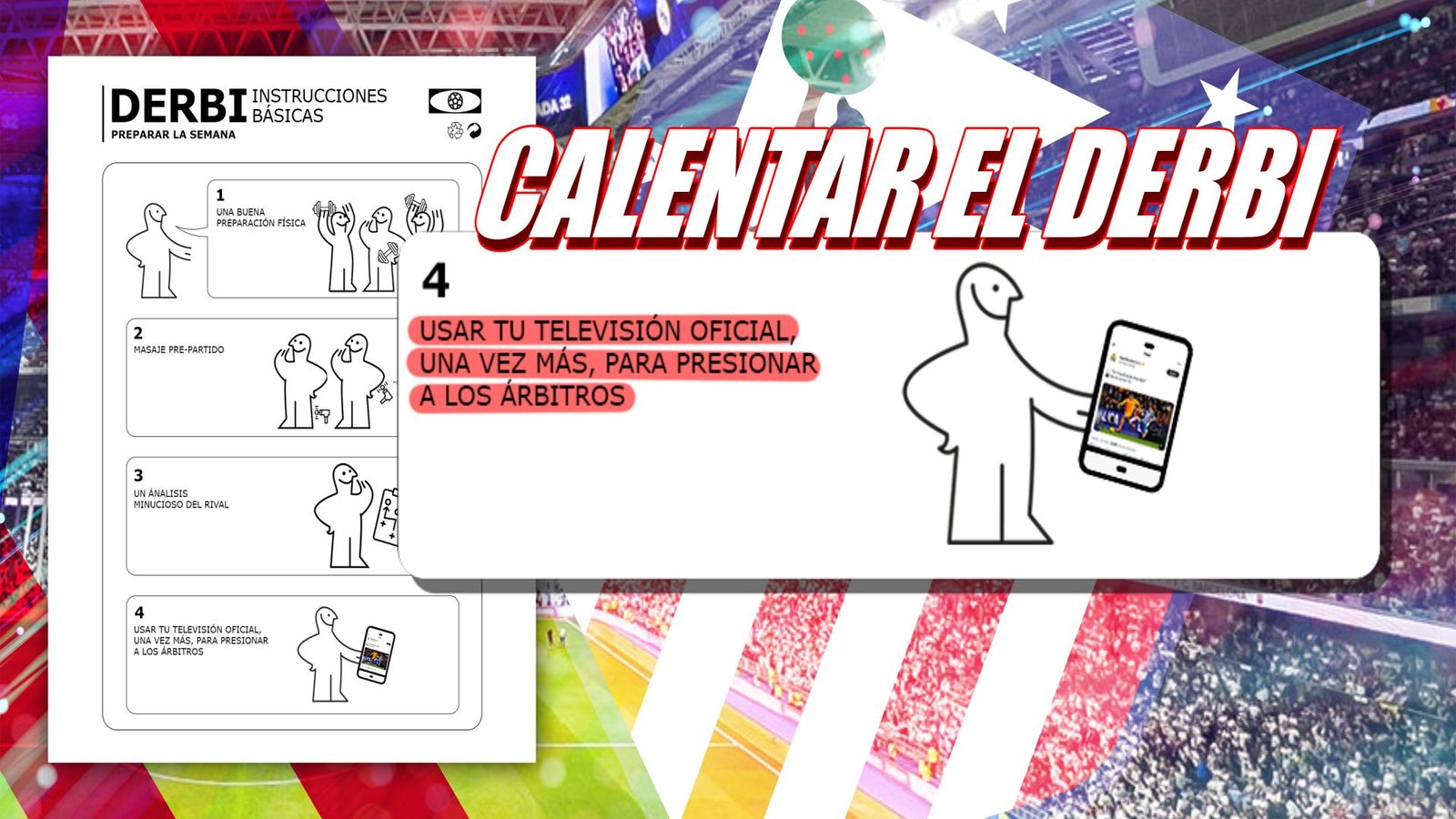 El Twitter del Atlético de Madrid caliente el derbi