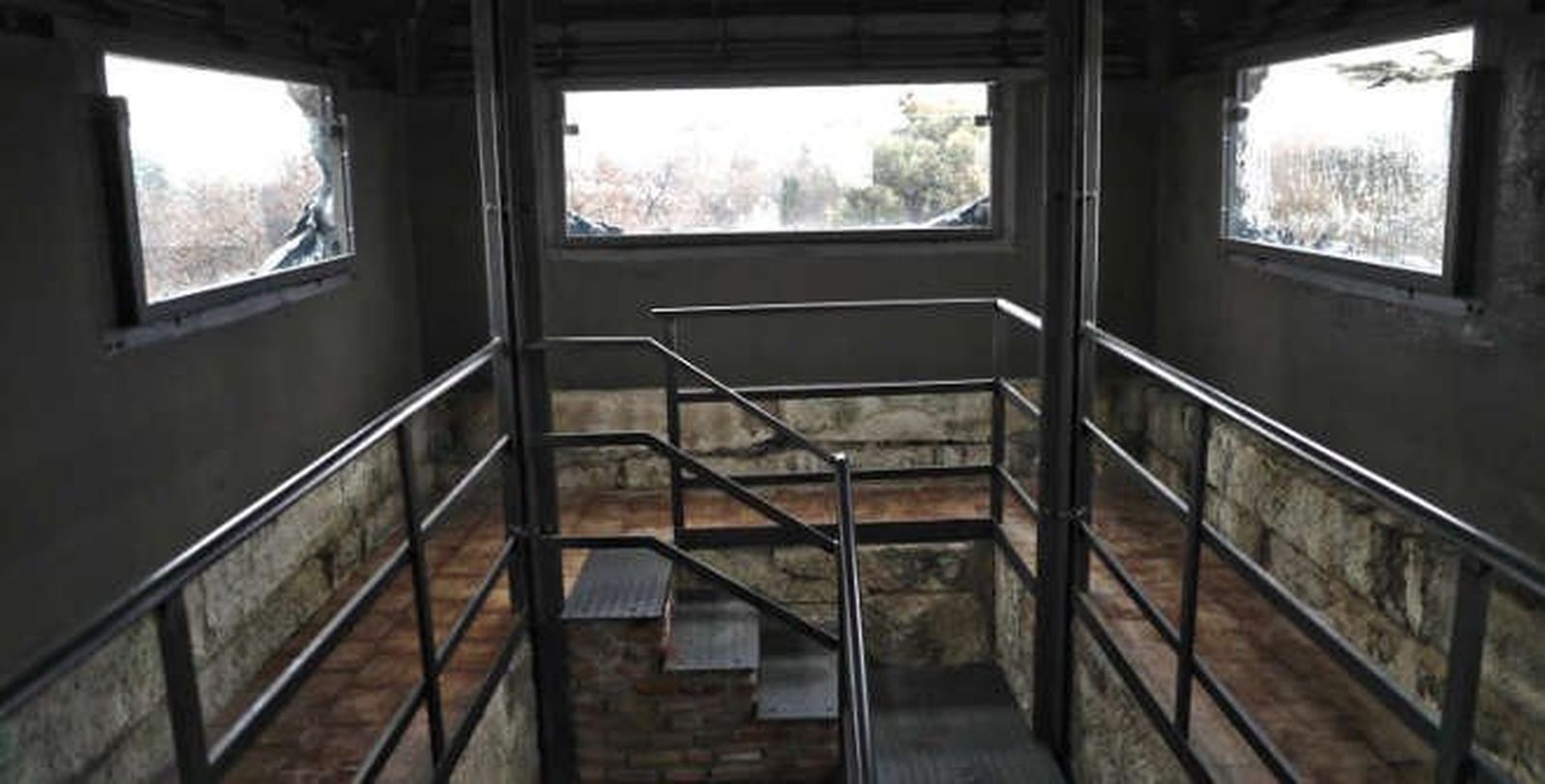 Interior del mirador de la estatua de Alfonso XII en El Retiro