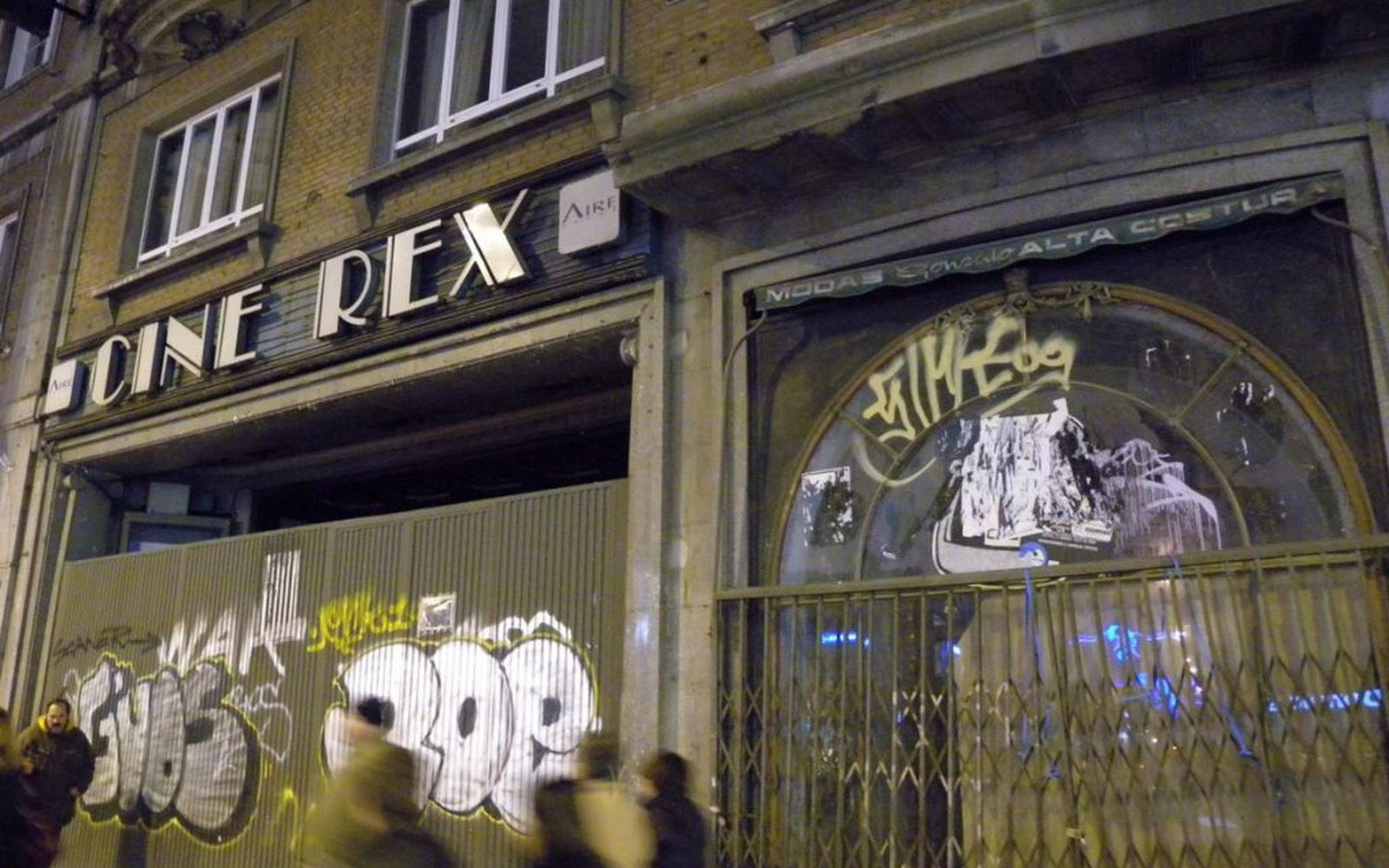 Los antiguos cines Rex, en el número 43 de Gran Vía