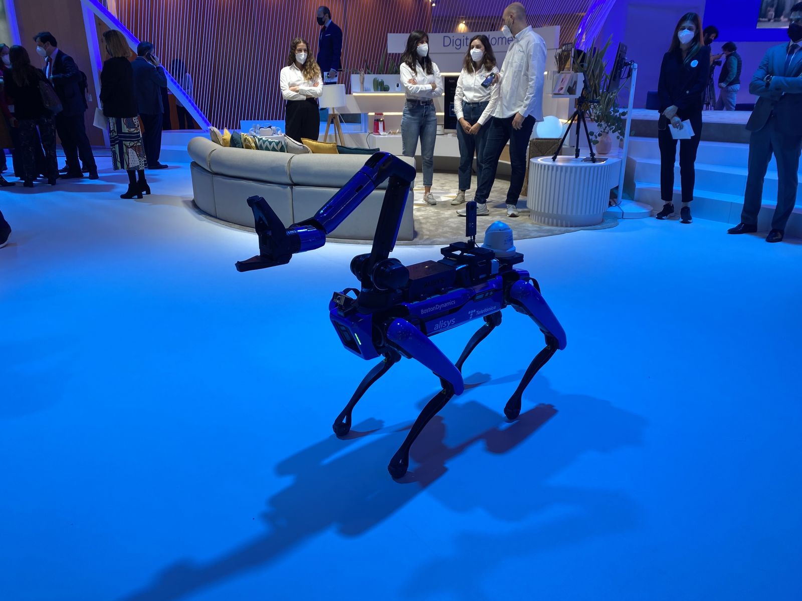 CyberDog en acción en el Mobile World Congress