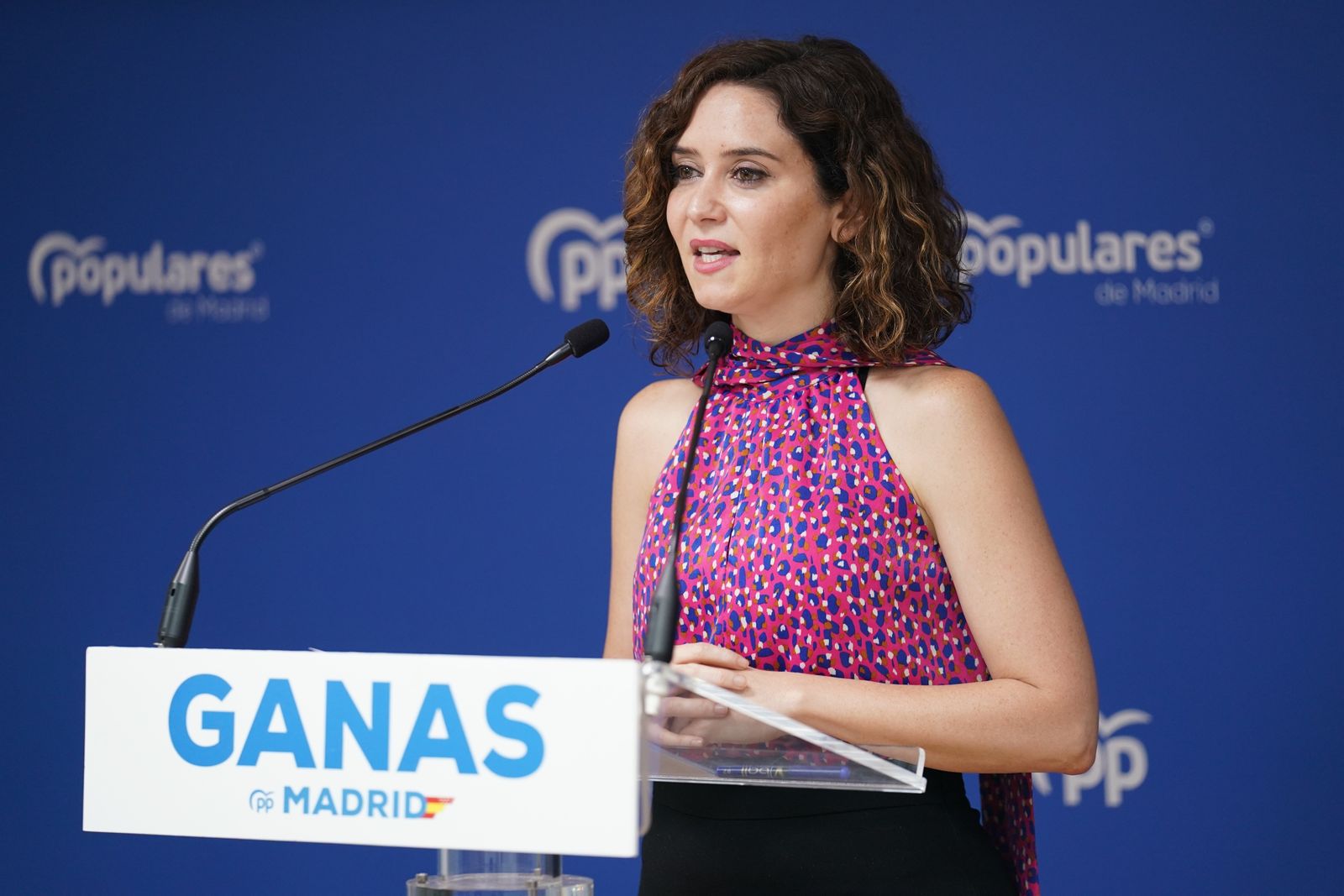 La presidenta de la Comunidad de Madrid, Isabel Díaz Ayuso