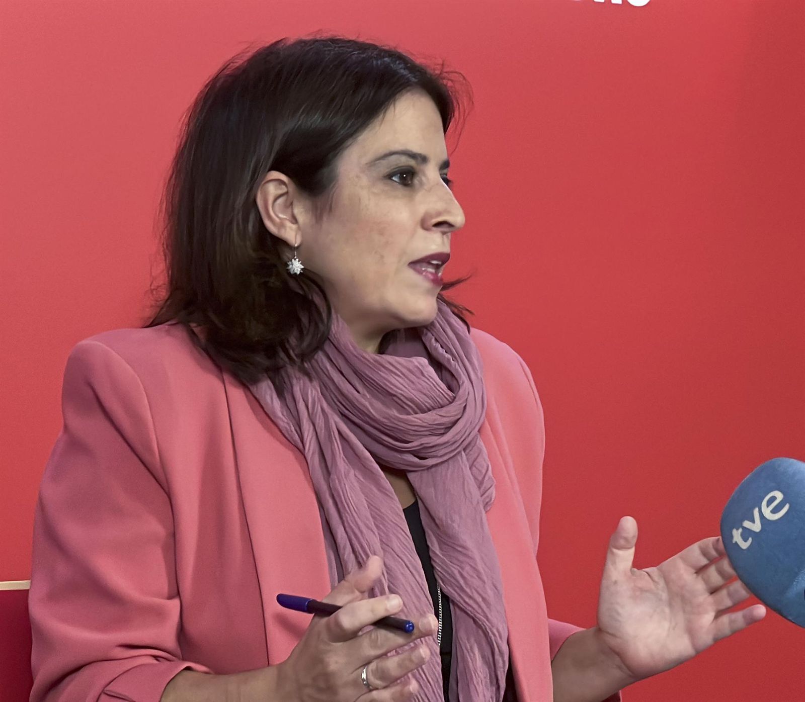 La vicesecretaria general del PSOE, Adriana Lastra