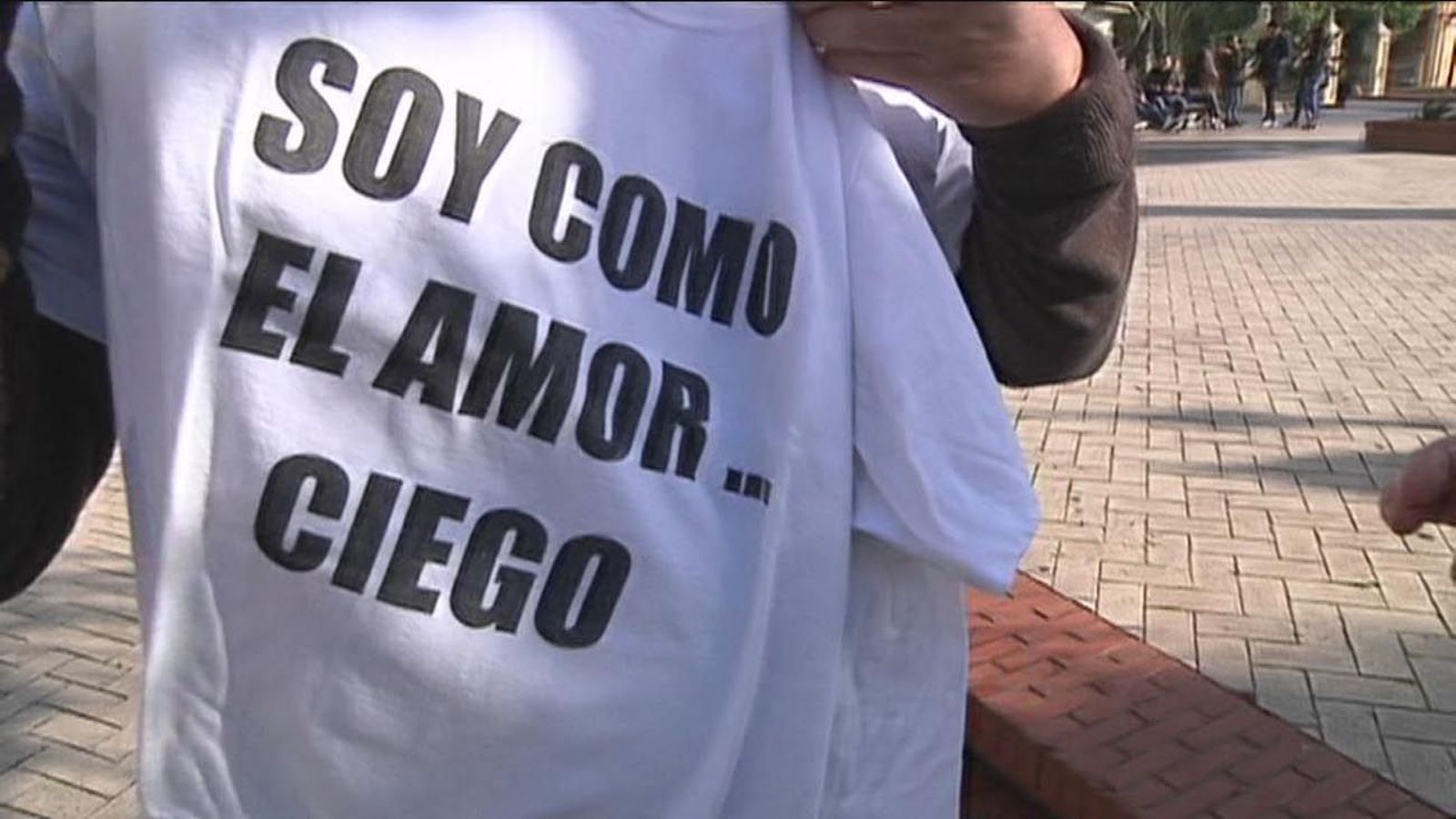 El humor de un invidente 'en prácticas'