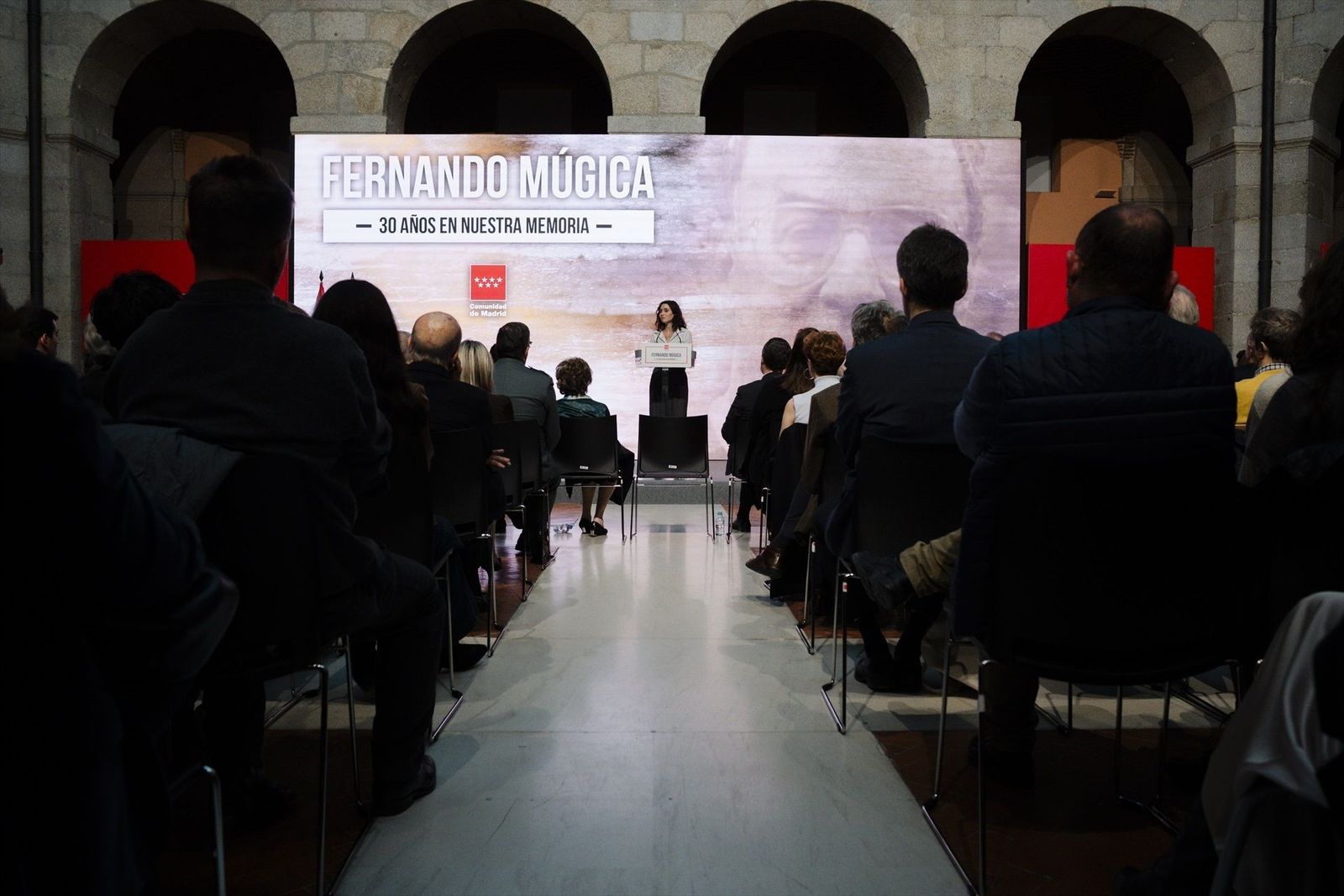 Díaz Ayuso presenta un documental sobre Fernando Múgica en el 30 aniversario de su asesinato