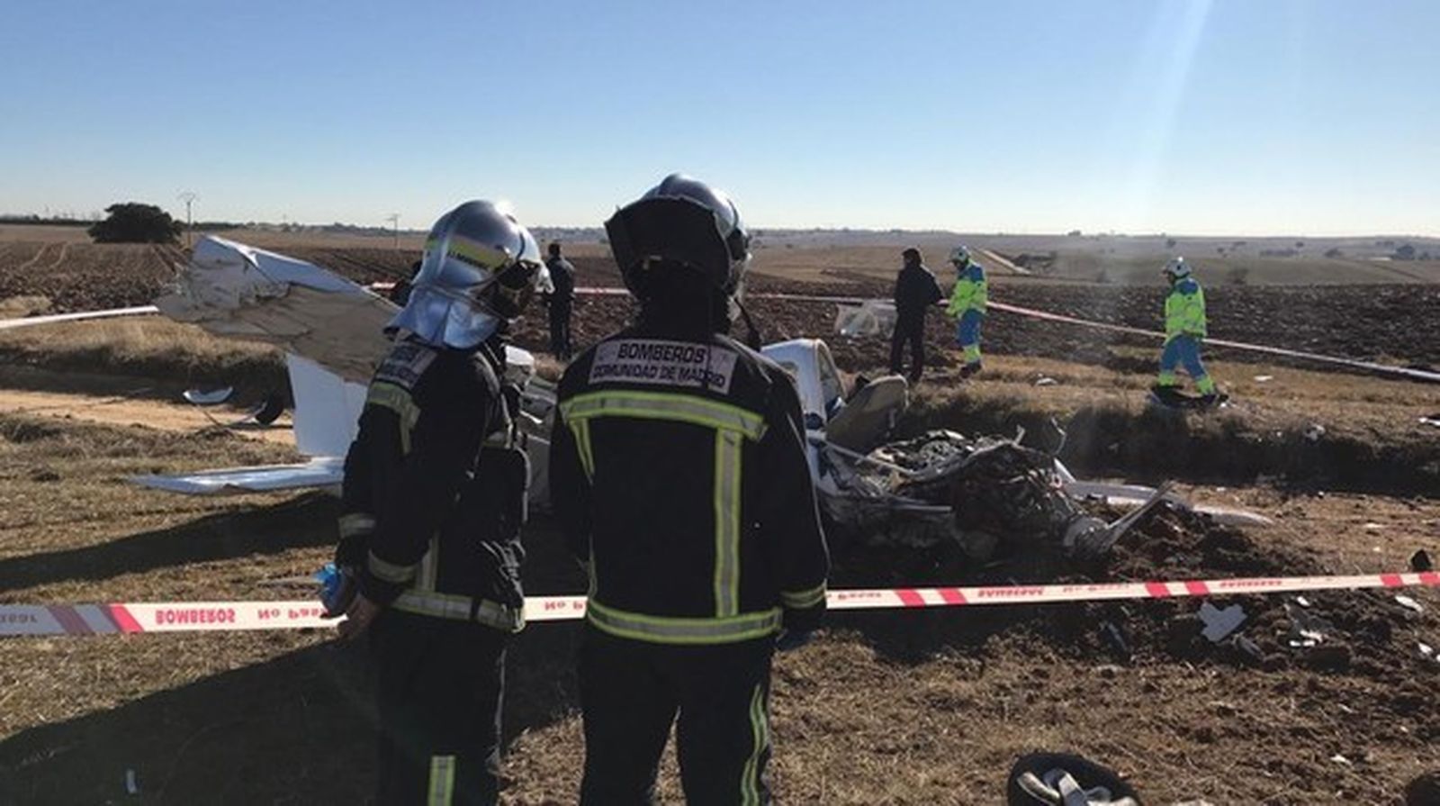 Accidente de una avioneta en Quijorna