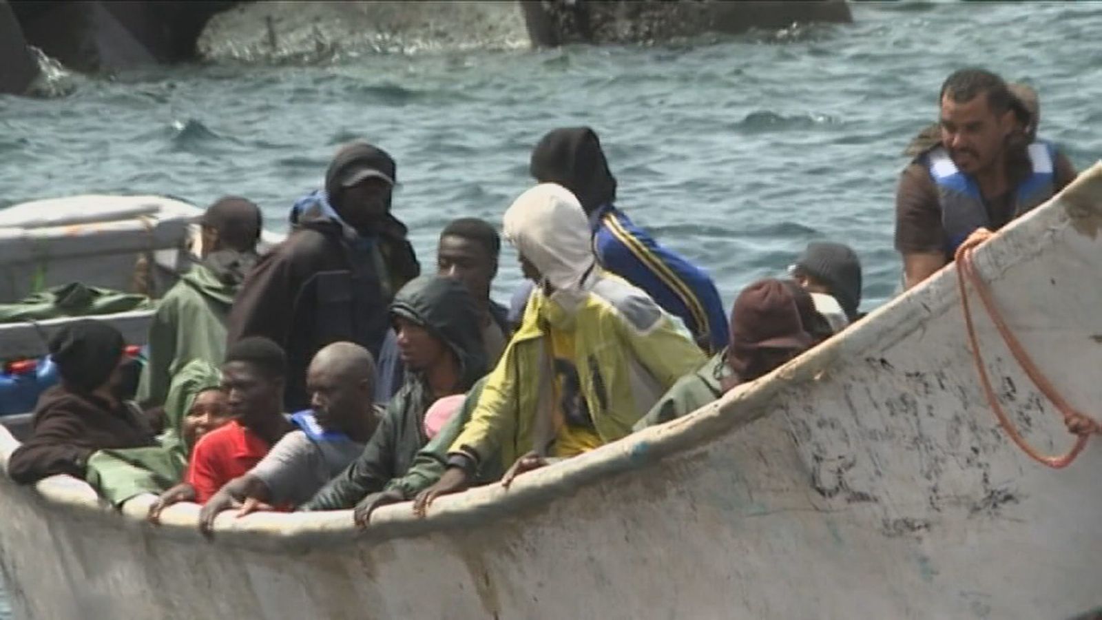 Migrantes menores en Canarias
