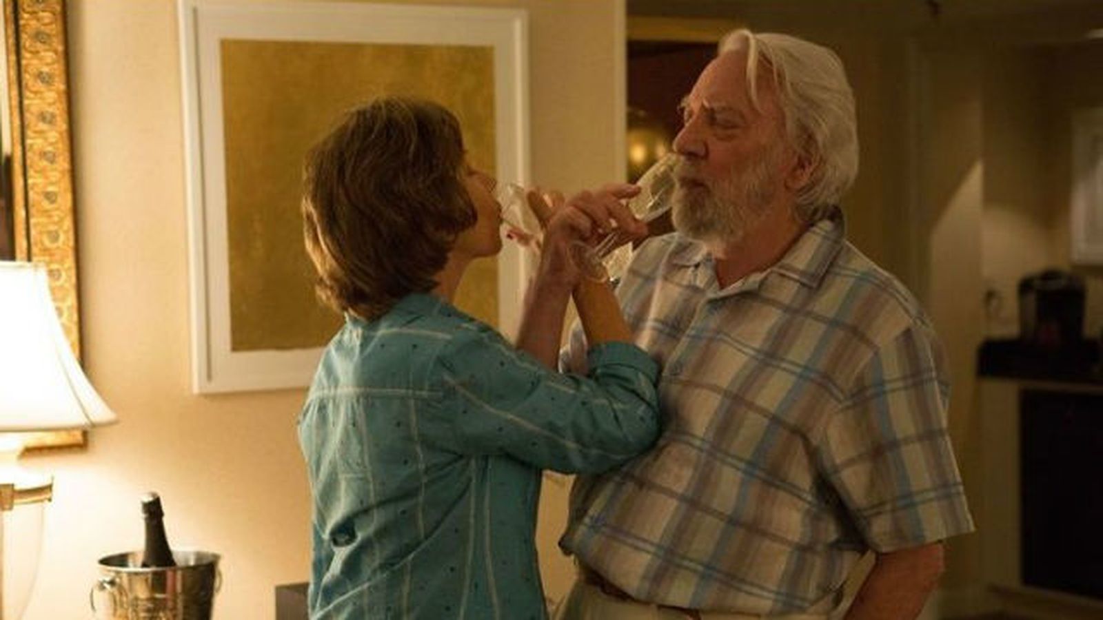 Helen Mirren y Donald Sutherland