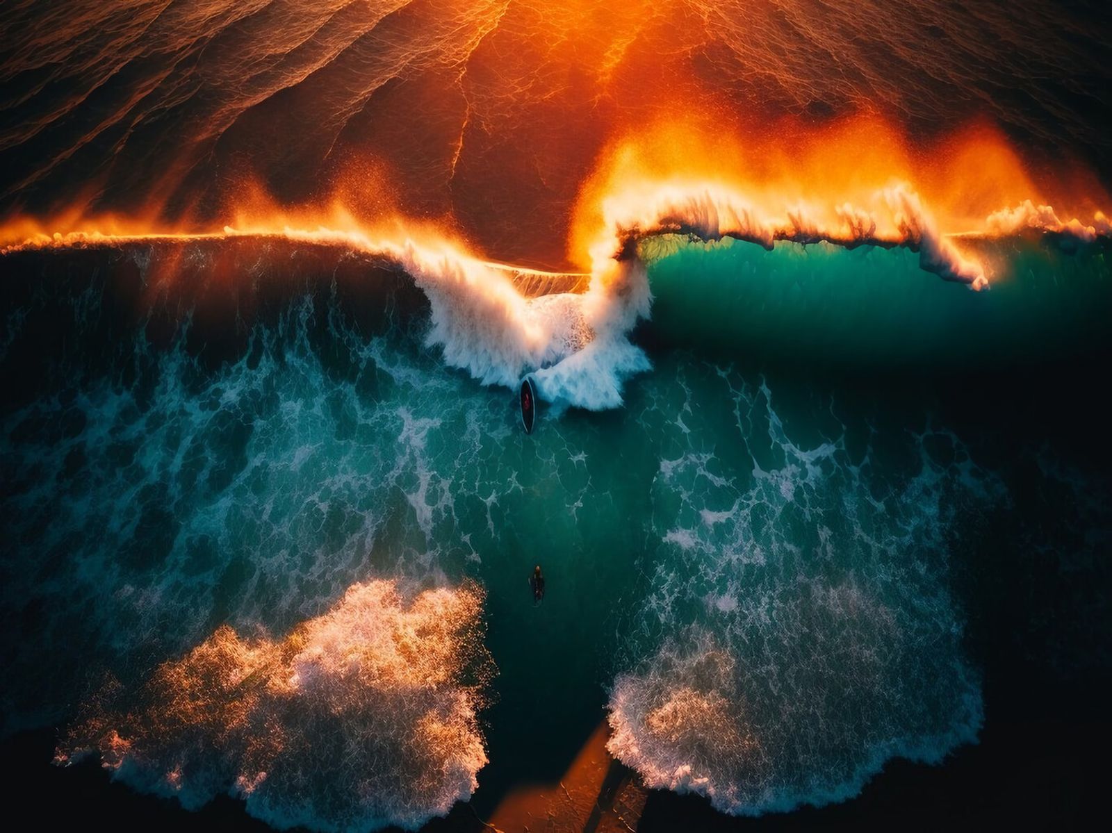 'Verano' fotografía realizada por una IA