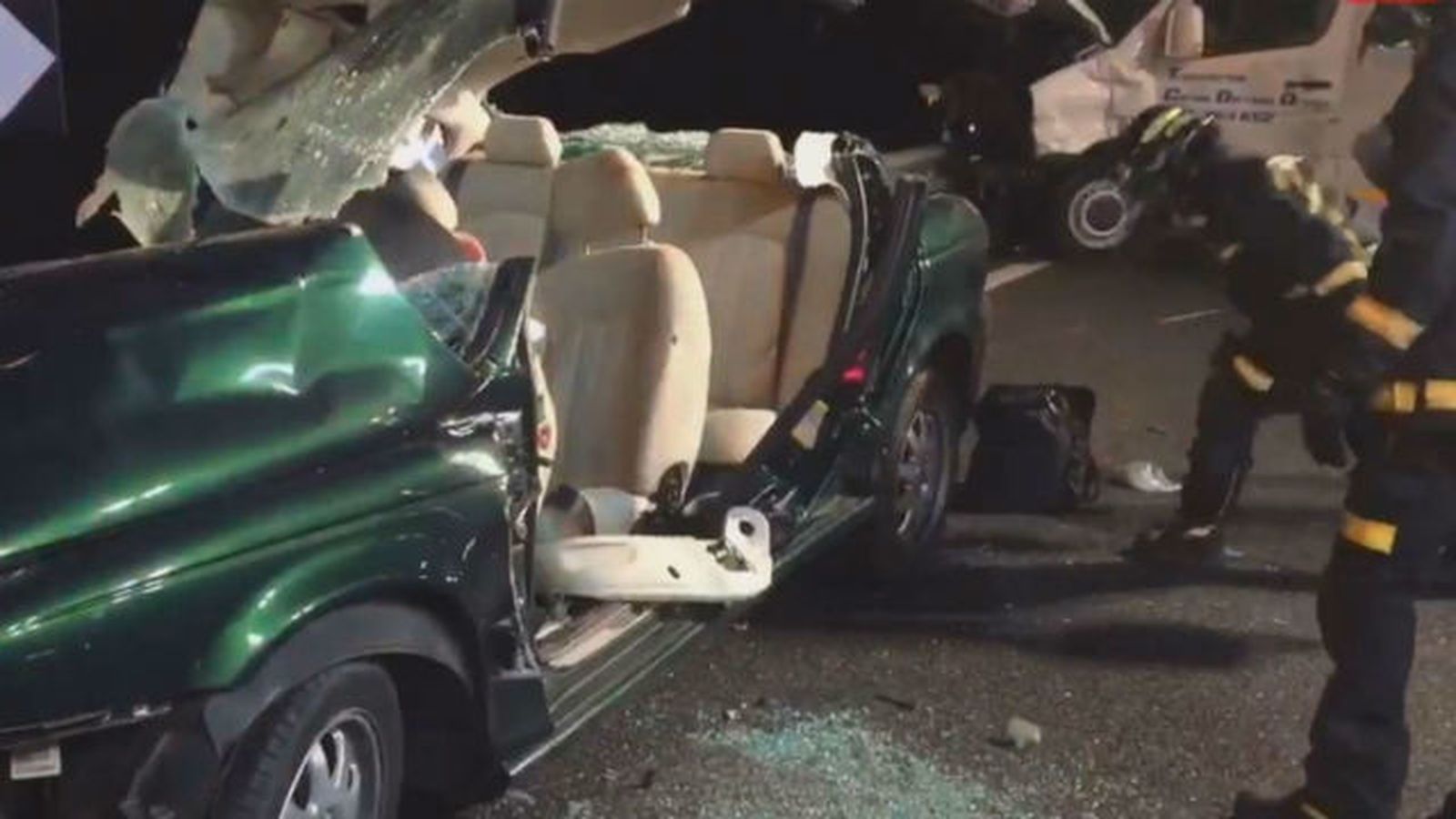 Coche implicado en el accidente