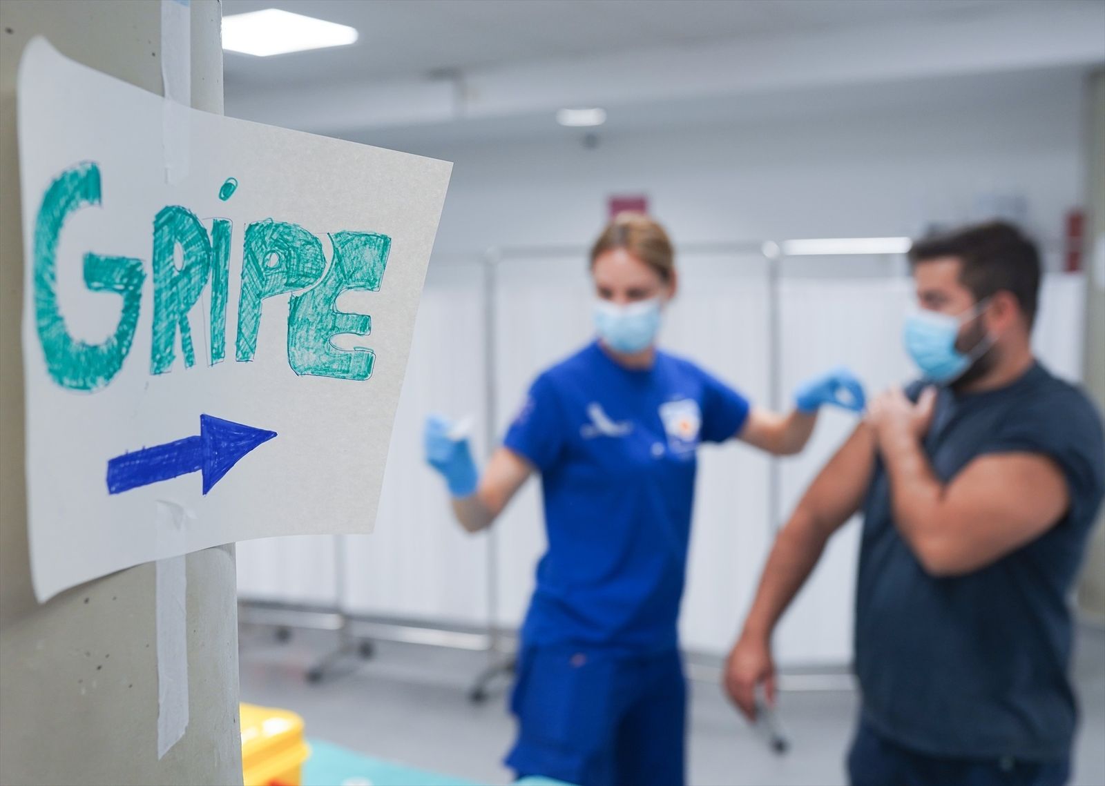 Vacunación de la gripe