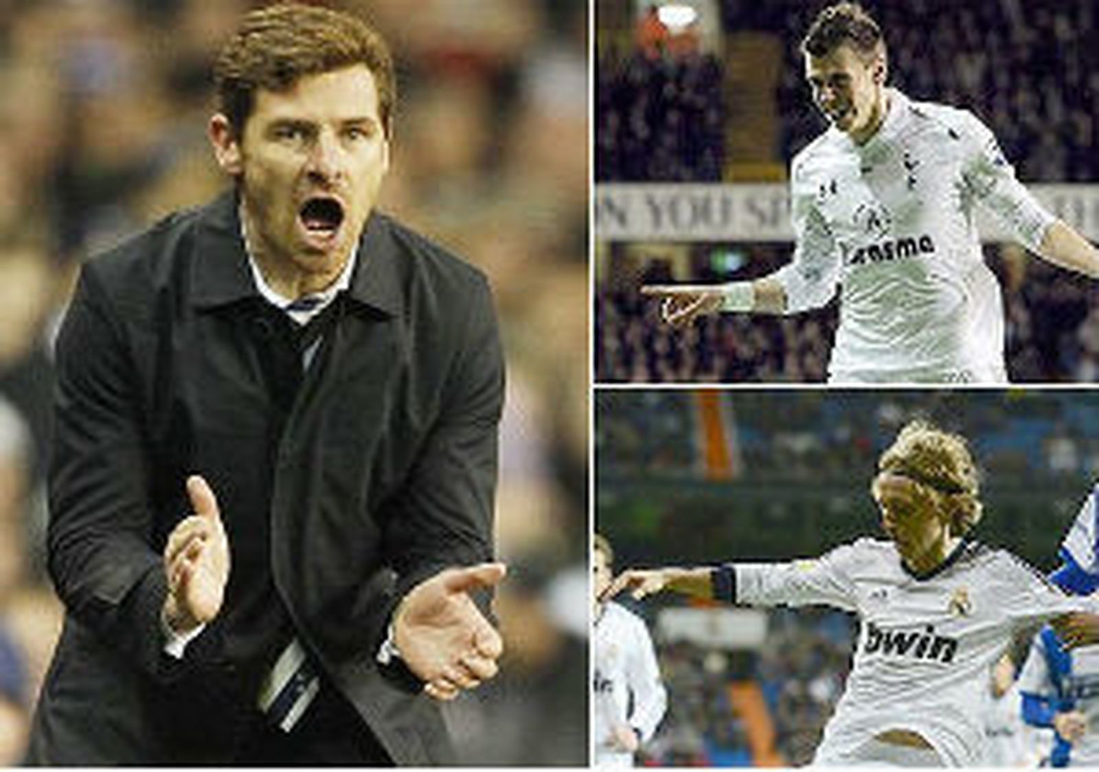 Villas-Boas, Modric y Bale