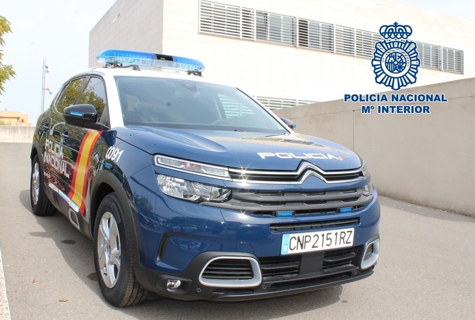 Vehículo de la Policía Nacional
