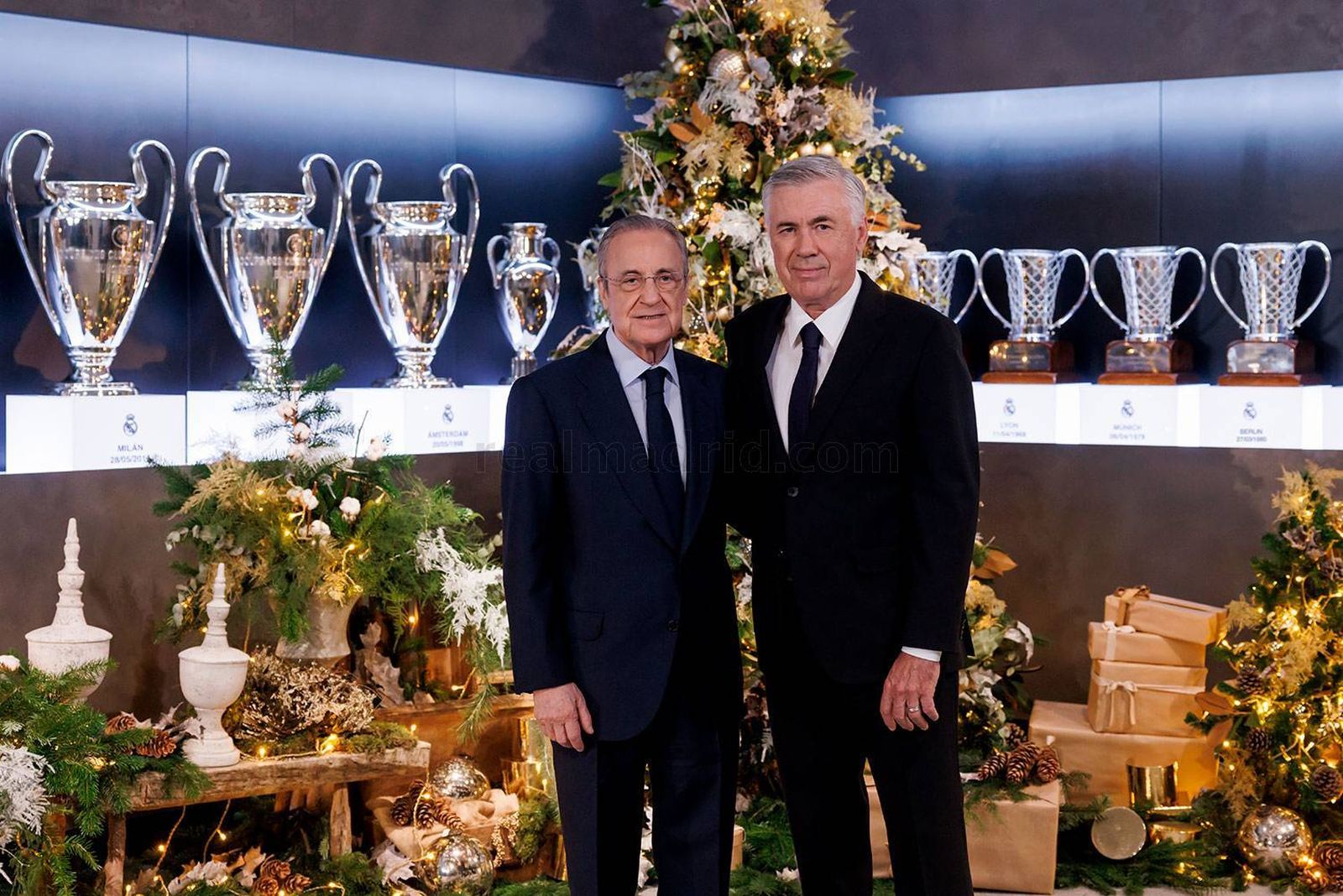 Florentino Pérez y Carlo Ancelotti