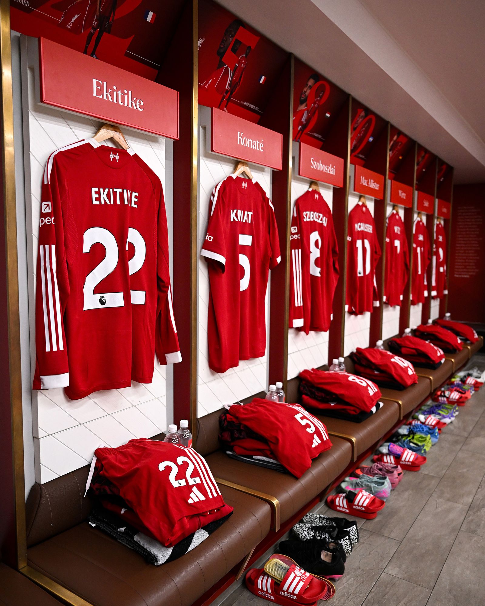 Vestuario del Liverpool
