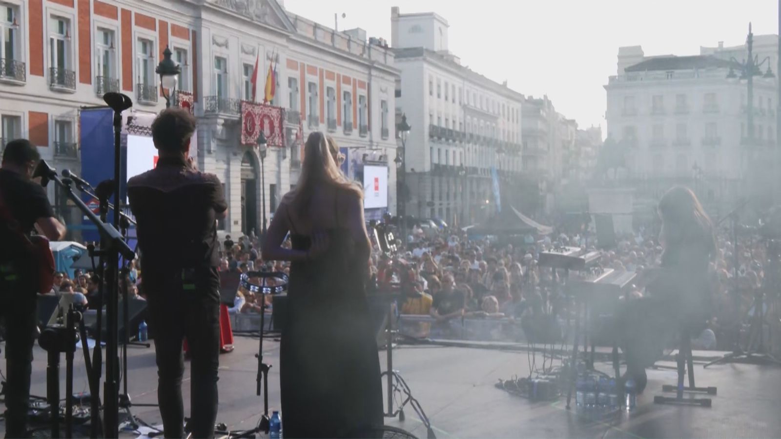 Concierto en la Puerta del Sol