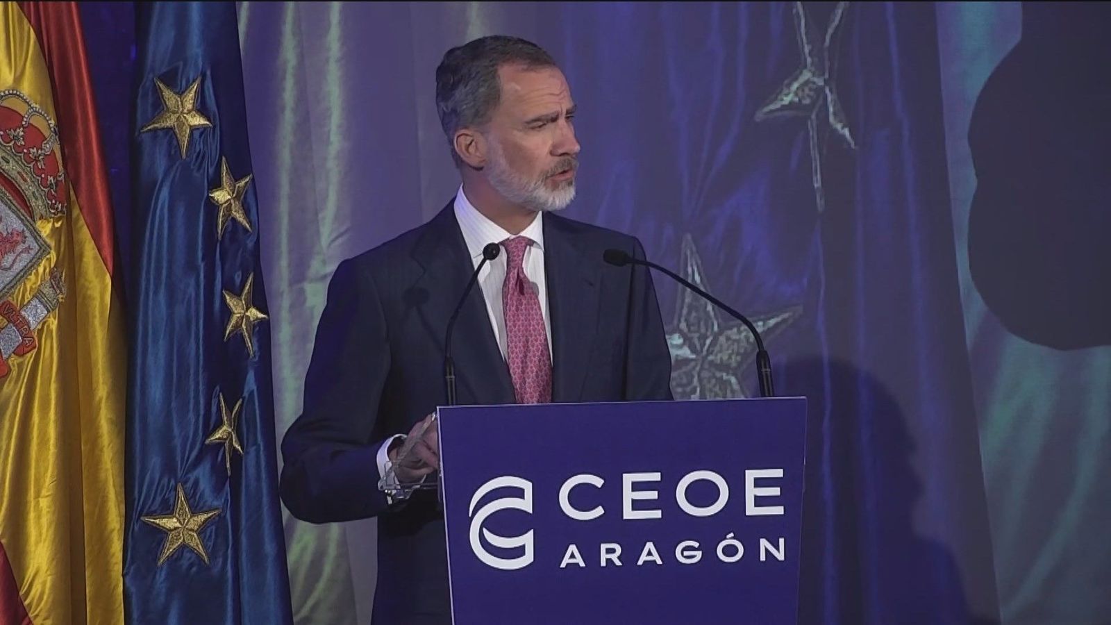 Felipe VI: "España está decidida a responder a los desafíos y a retomar cuanto antes la senda de la prosperidad"