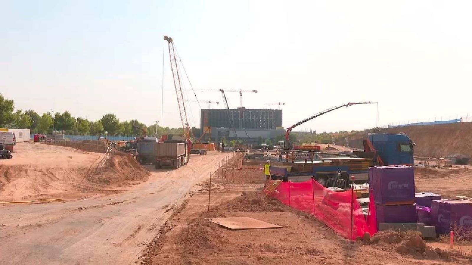 Las obras del nuevo circuito de Fórmula 1 de Madrid avanzan a todo gas