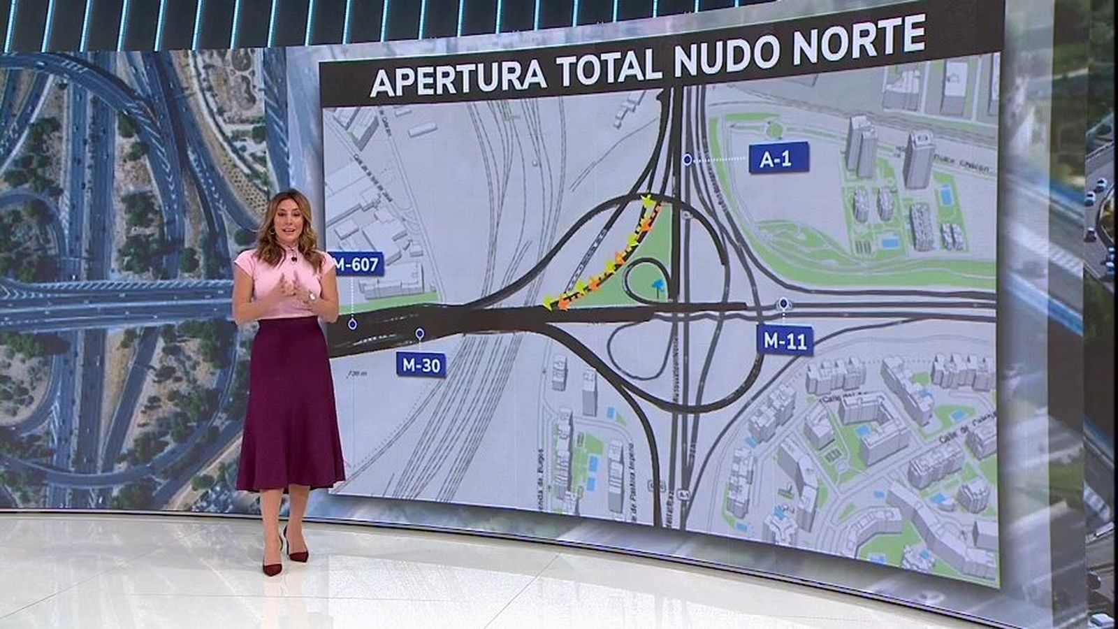 El acceso al Nudo Norte desde la A-1 queda establecido este martes