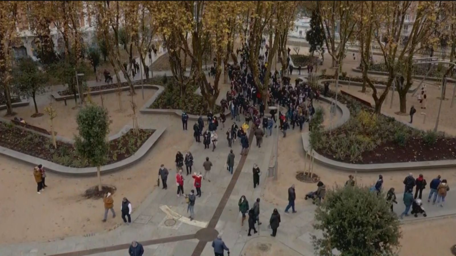 Así luce la nueva Plaza de España