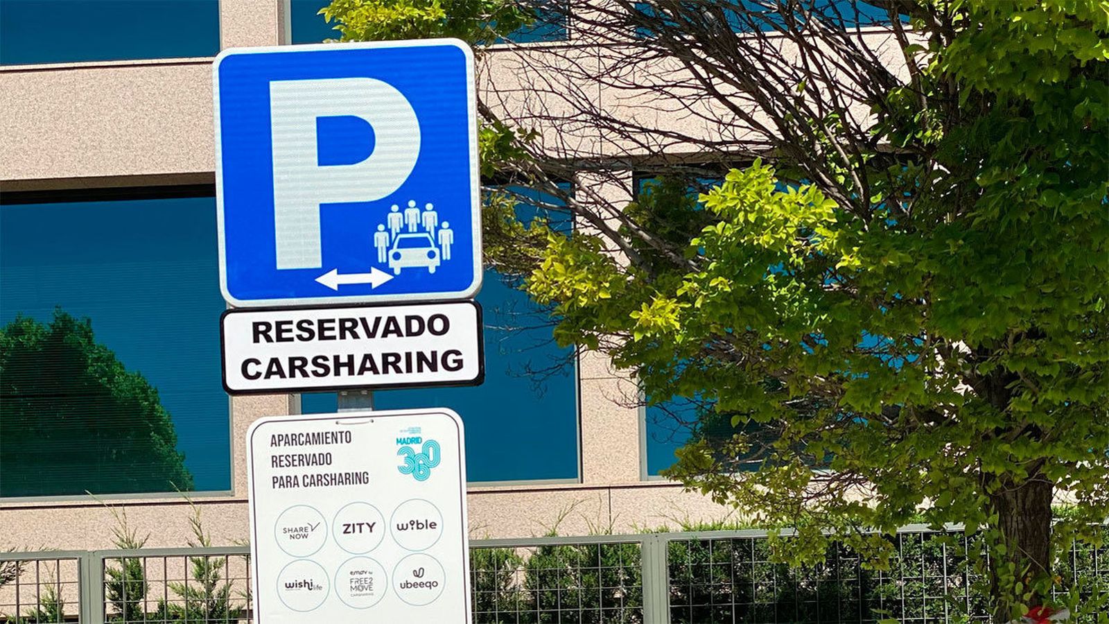 Aparcamiento reservado para carsharing
