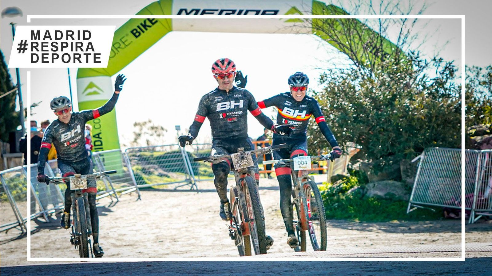 Rocío del Alba García y Carlos Coloma, vencedores de la Clásica MTB de Valdemorillo