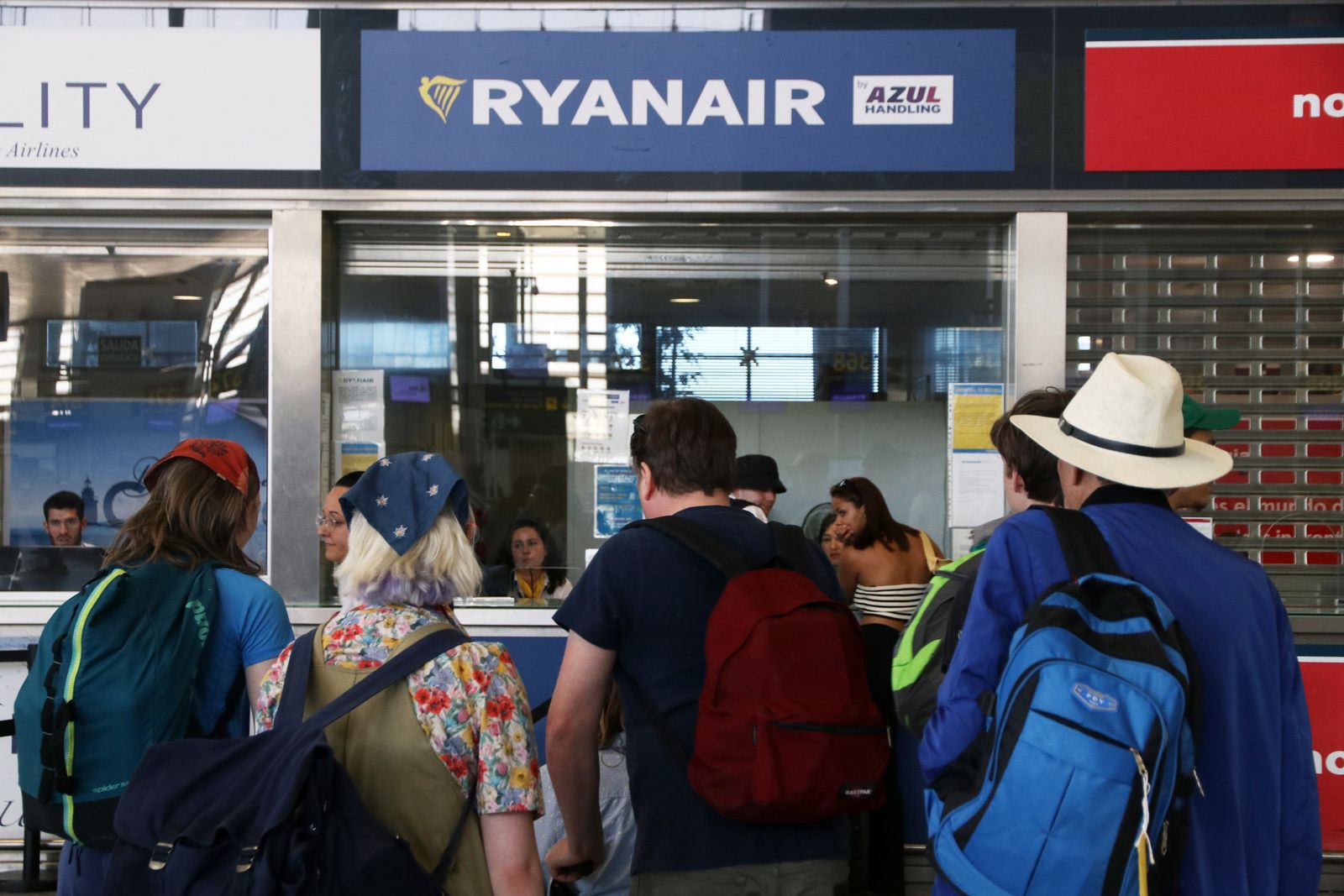 Ventanilla de Ryanair